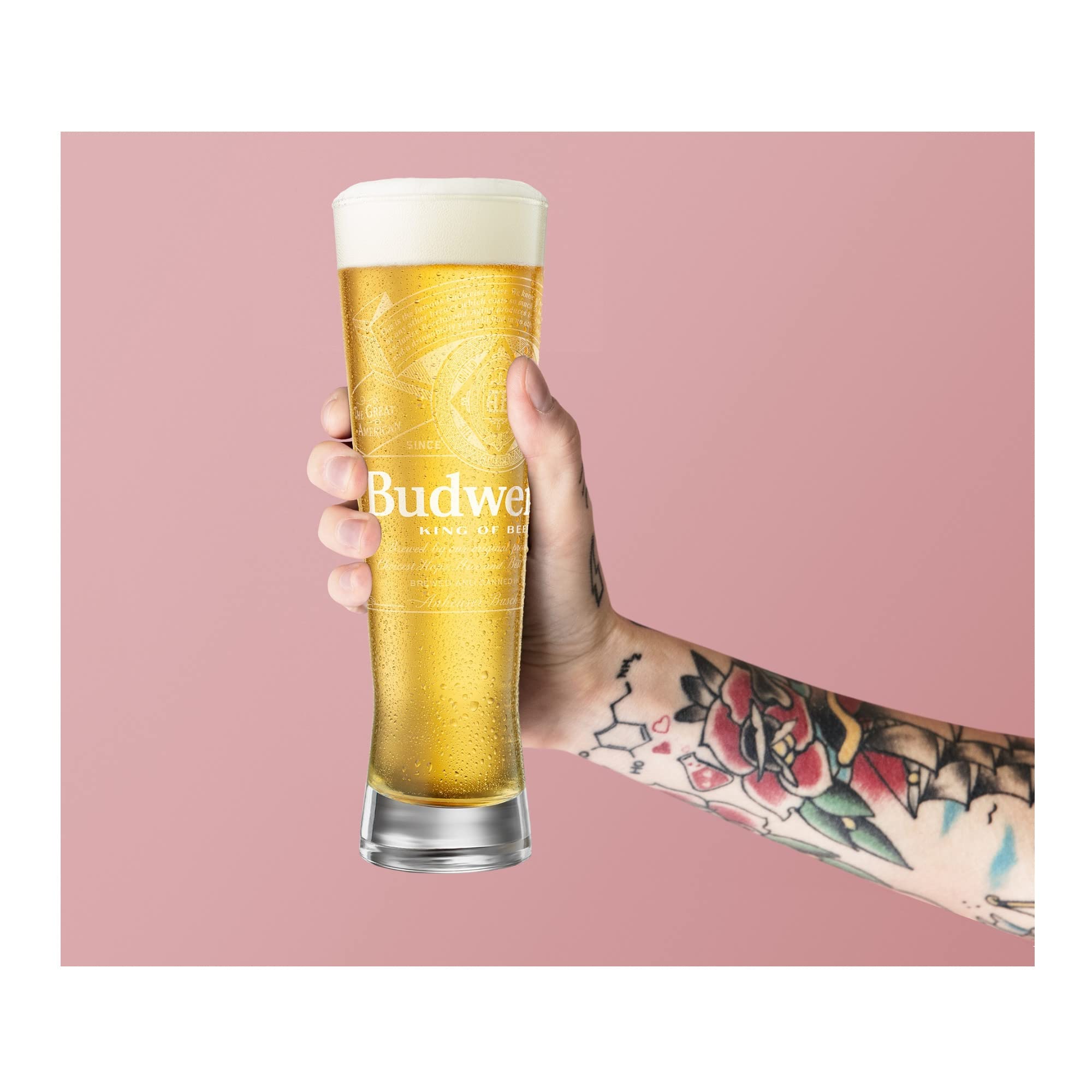 Amazon.com | Budweiser Signature Glass: Beer Glasses